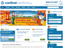 Tablet Screenshot of cardinalmaritime.com